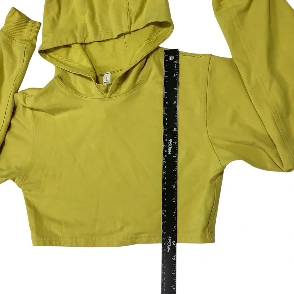 Lululemon All Yours Cropped Hoodie Sz 2 Soleil